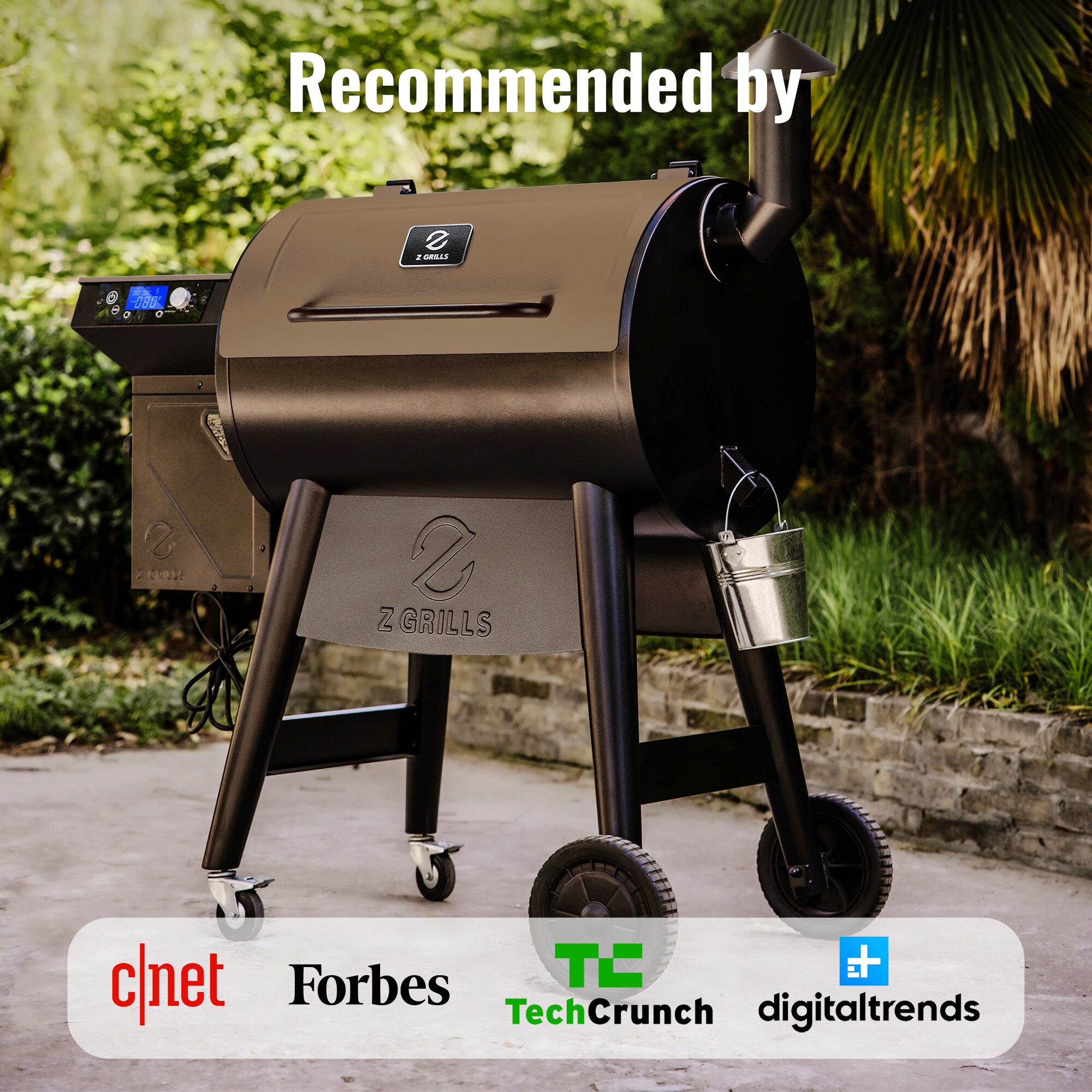 Z GRILLS ZPG-7002C3E 694 sq. in. Wood Pellet Grill and Smoker PID, Stainless Steel - Image 12