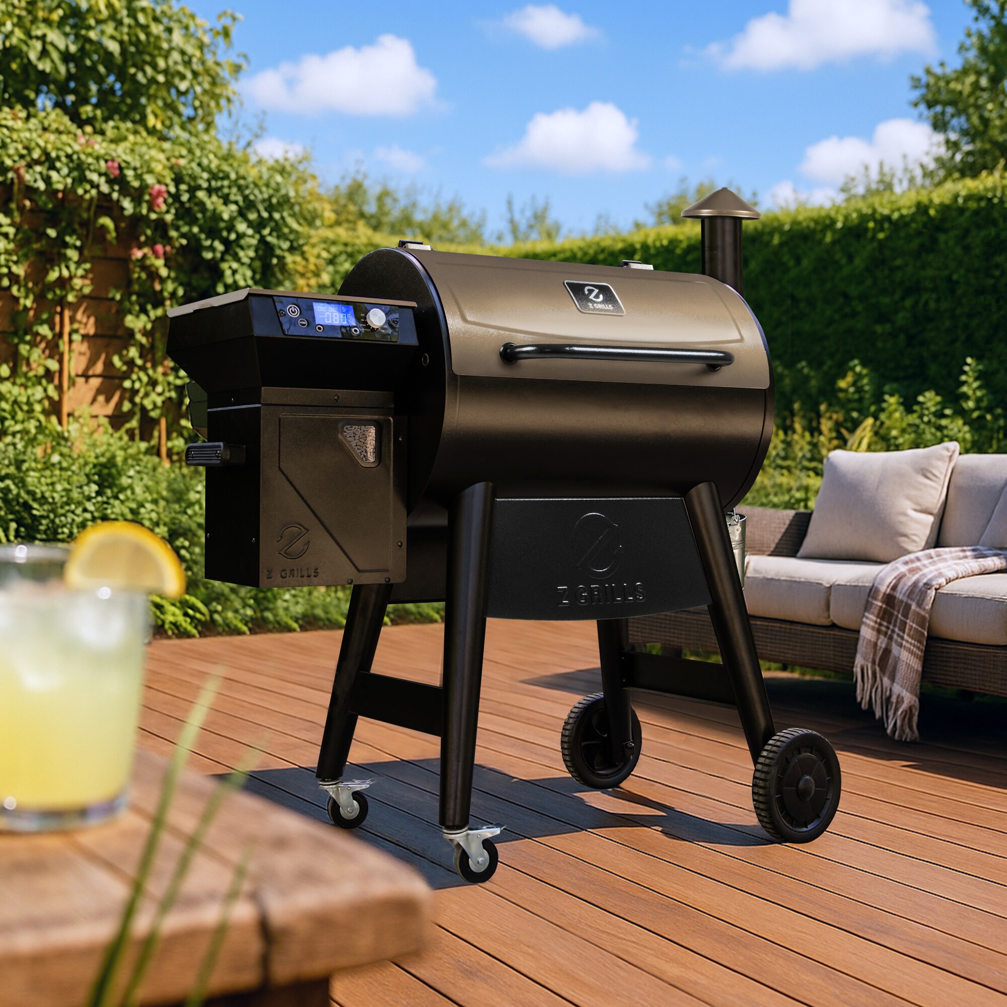 Z GRILLS ZPG-7002C3E 694 sq. in. Wood Pellet Grill and Smoker PID, Stainless Steel - Image 18