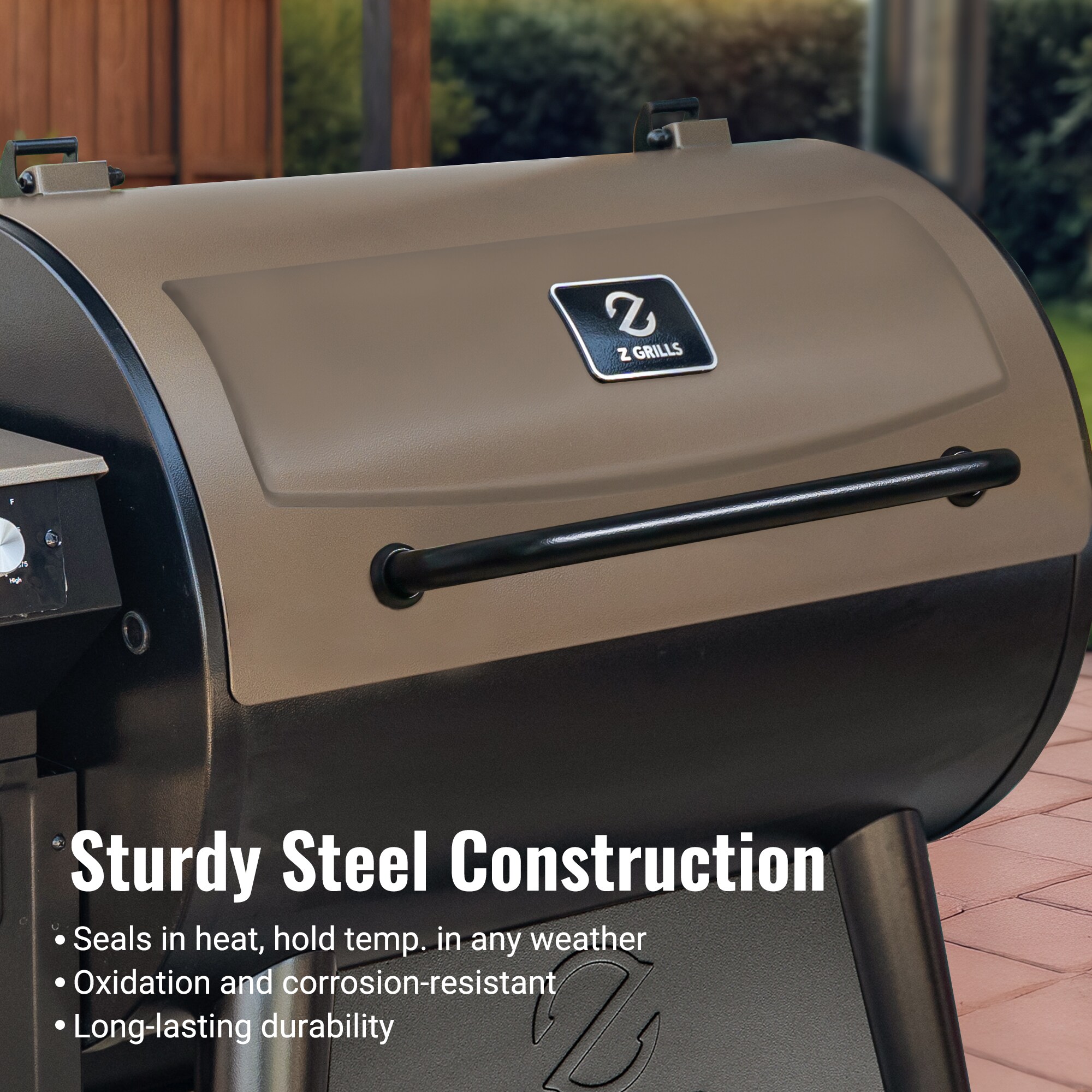 Z GRILLS ZPG-7002C3E 694 sq. in. Wood Pellet Grill and Smoker PID, Stainless Steel - Image 9