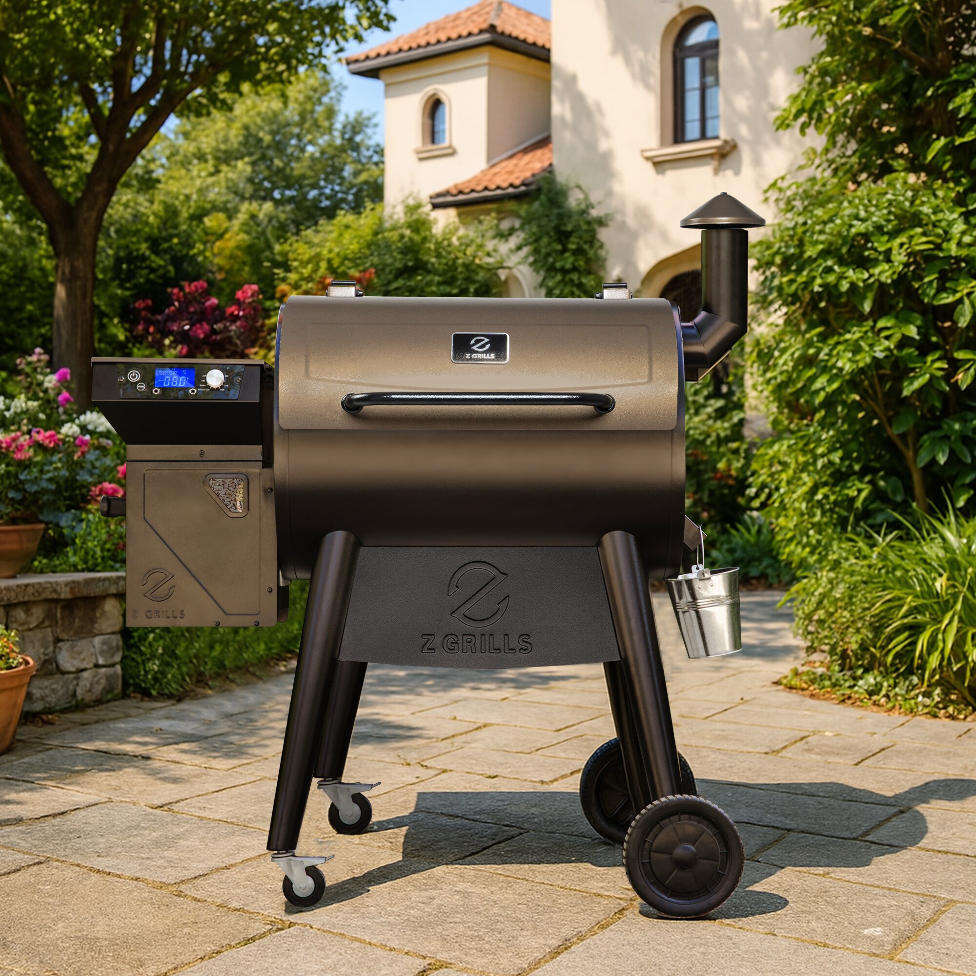 Z GRILLS ZPG-7002C3E 694 sq. in. Wood Pellet Grill and Smoker PID, Stainless Steel - Image 17