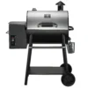 Z GRILLS ZPG-550A2E 590 sq. in. Wood Pellet Grill and Smoker PID 2.0 in Stainless Steel