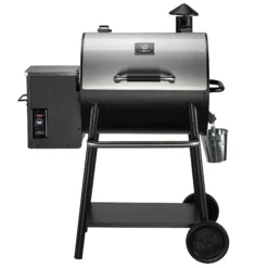 Z GRILLS ZPG-550A2E 590 sq. in. Wood Pellet Grill and Smoker PID 2.0 in Stainless Steel