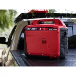 A-iPower GXS1500i 1500-Watt Recoil Start Gasoline Powered Ultra-Light Inverter Generator with 60cc OHV Engine and CO Sensor Shutdown