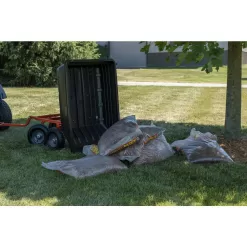 Agri-Fab 45-0594 4-Wheel Poly and Steel Convertible Pull/Tow Garden Dump Cart