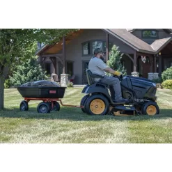 Agri-Fab 45-0594 4-Wheel Poly and Steel Convertible Pull/Tow Garden Dump Cart
