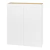 Hampton Bay Avondale 36 in. W x 12 in. D x 42 in. H Ready to Assemble Plywood Shaker Wall Kitchen Cabinet in Alpine White