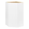Hampton Bay Avondale 24 in. W x 24 in. D x 42 in. H Ready to Assemble Plywood Shaker Diagonal Corner Kitchen Cabinet in Alpine White
