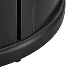 Home Decorators Collection FHTM80318 St. Charles 36 in. x 25 in. Round Steel Liquid Propane Black Fire Pit Table