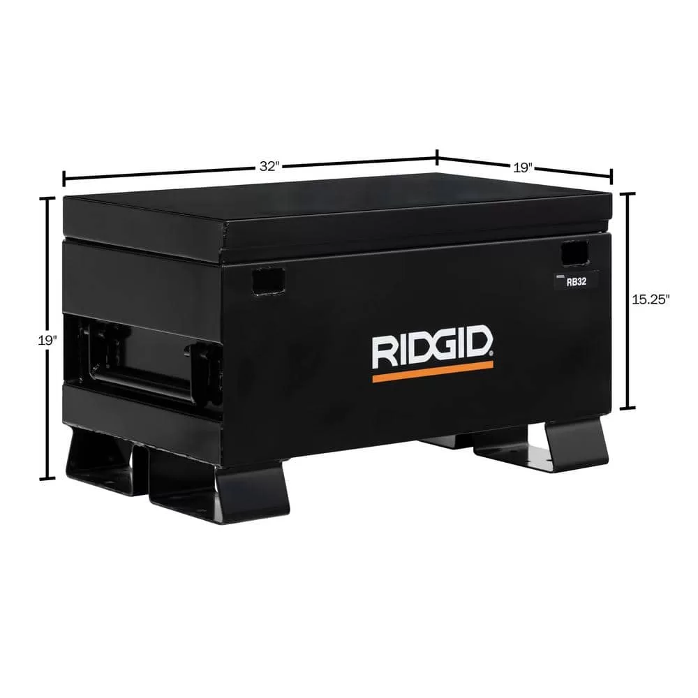 RIDGID RB32 32 in. W x 19 in. H x 18 in. L Portable Jobsite Box