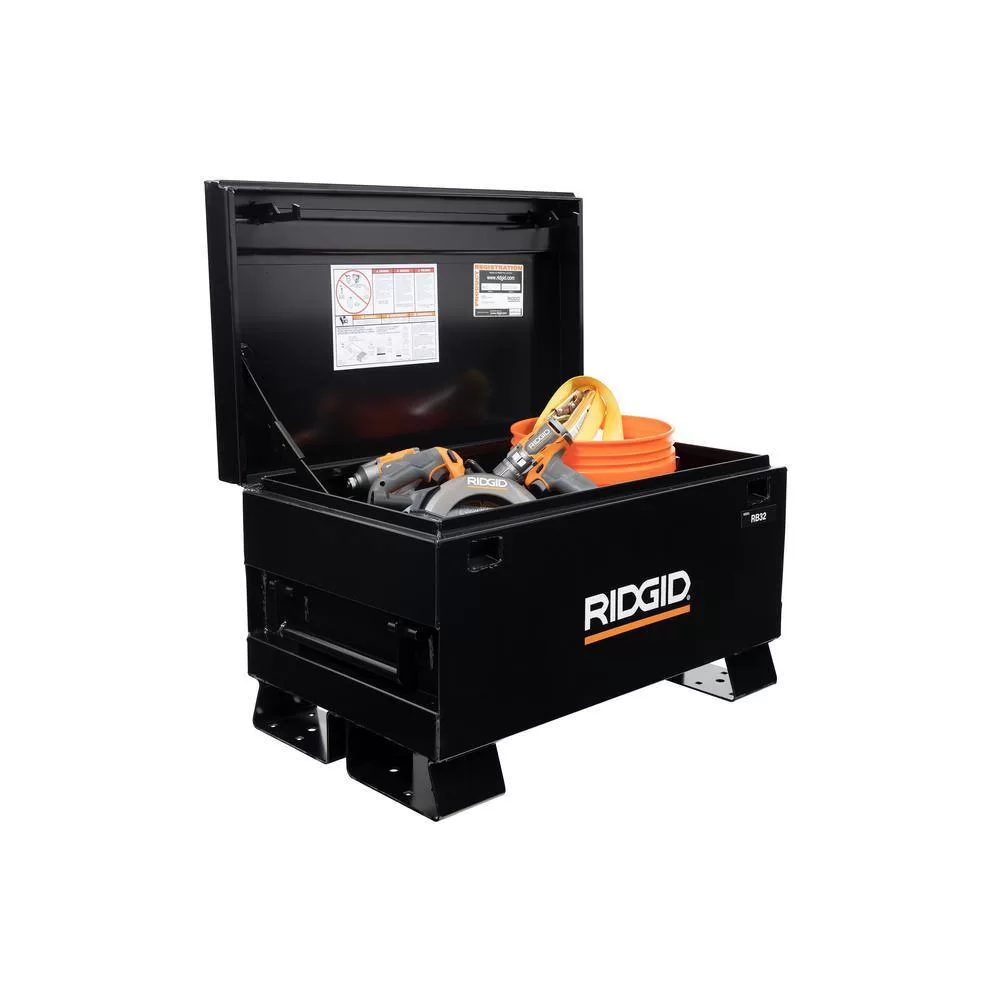 RIDGID RB32 32 in. W x 19 in. H x 18 in. L Portable Jobsite Box