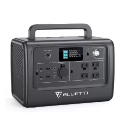 BLUETTI EB70GR 800W Continuous/1400W Peak Output Power Station EB70S Gray Push Button Start LiFePO4 Battery Solar Generator
