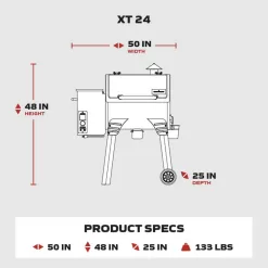 Camp Chef PG24XT XT 24 Pellet Grill in Black