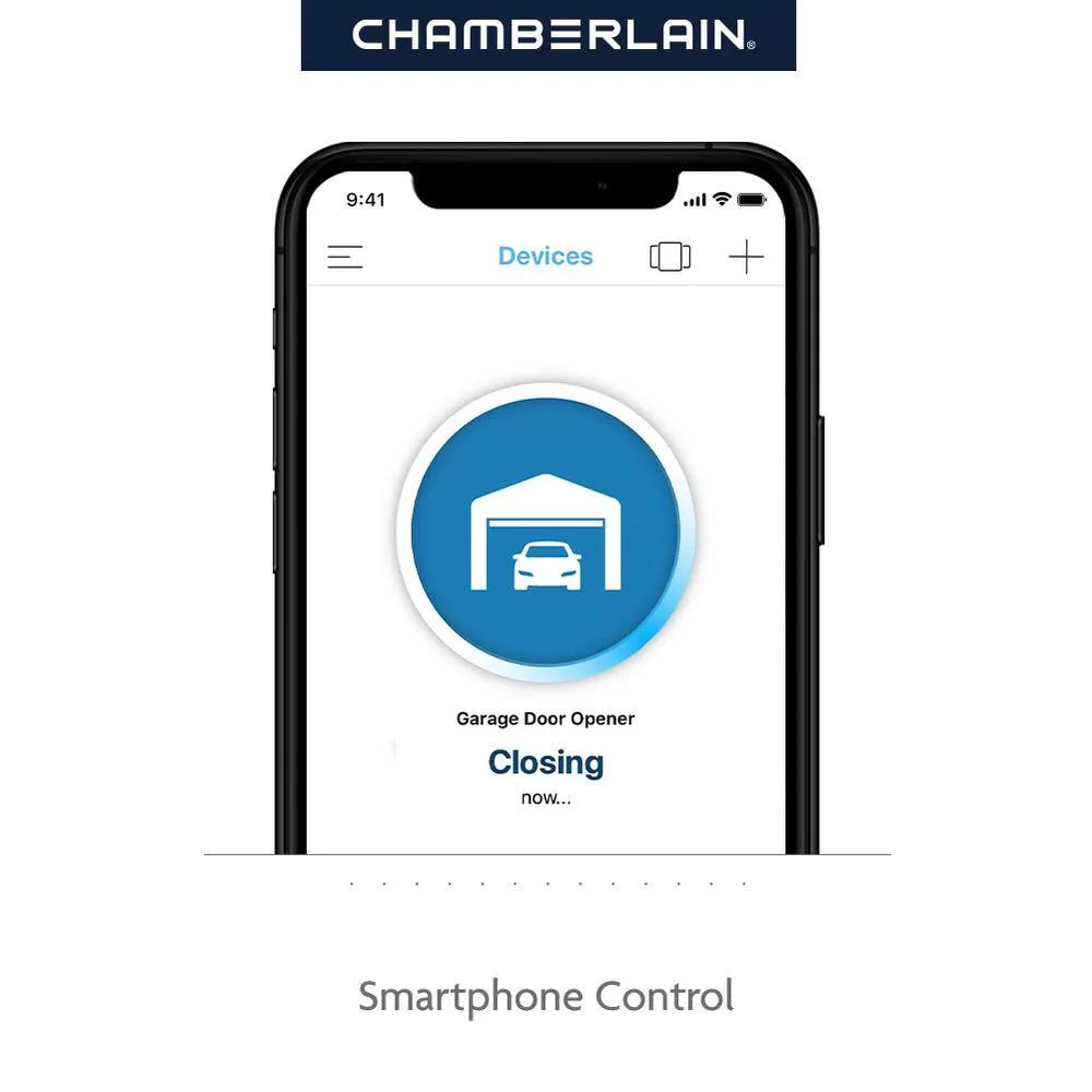 Chamberlain HD-B4505X2 3/4 HP Smart Quiet Belt Drive Garage Door Opener (2-Pack)