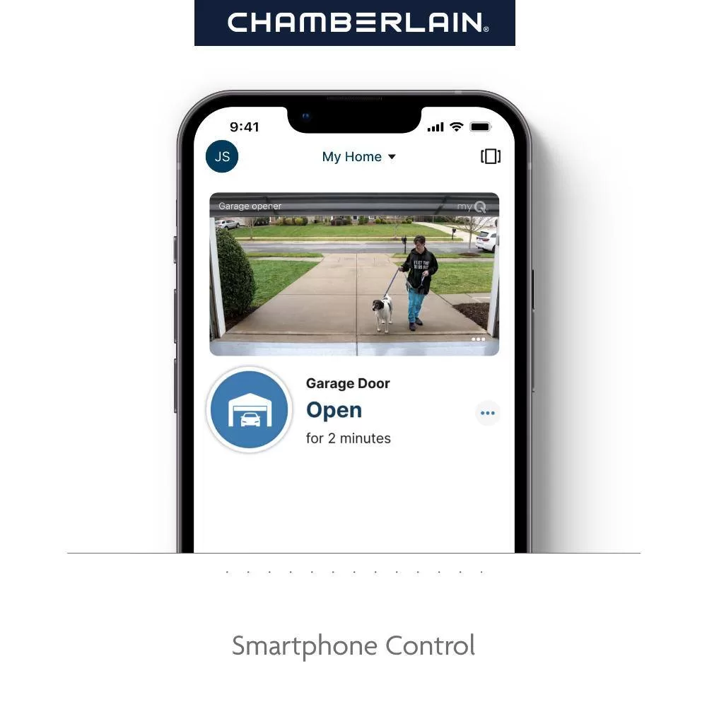 Chamberlain RJO101 RJO101 Wall Mount Drive Ultra-Quiet Garage Door Opener with Battery Backup and Wi-Fi Connection