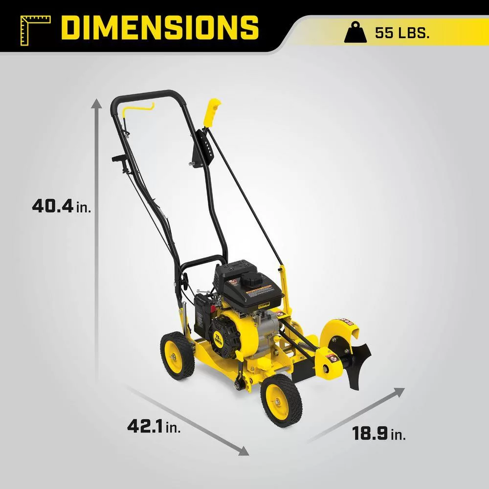 Champion Power Equipment 100731 9 in. 79 cc Gas Powered 4-Stroke Walk Behind Lawn Edger
