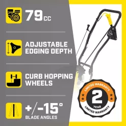 Champion Power Equipment 100731 9 in. 79 cc Gas Powered 4-Stroke Walk Behind Lawn Edger