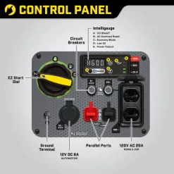 Champion Power Equipment 100571 3500-Watt Gasoline Powered Inverter Generator with CO Shield and Quiet Technology