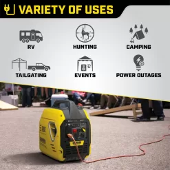 Champion Power Equipment 2500-Watt Ultralight Gasoline and Propane Powered Dual Fuel Inverter Generator