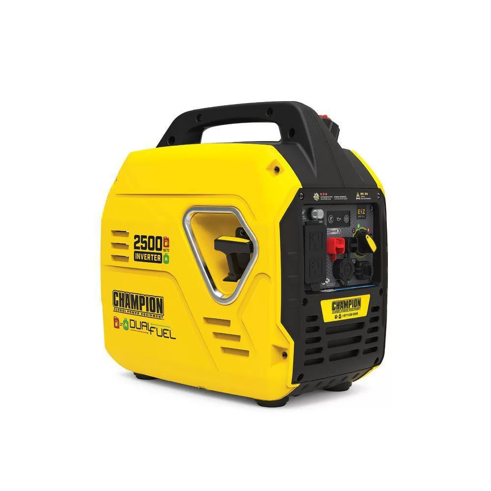 Champion Power Equipment 2500-Watt Ultralight Gasoline and Propane Powered Dual Fuel Inverter Generator