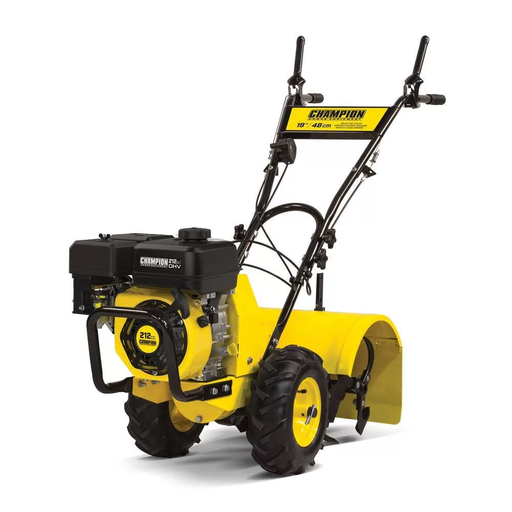 Champion Power Equipment 19 in. 212cc 4-Stroke Gas Garden Rotating Rear Tine Tiller
