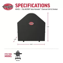 Char-Griller 6480 Akorn Auto-Kamado 20-inch Digital WiFi Charcoal Grill in Gray