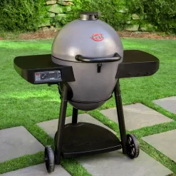 Char-Griller 6480 Akorn Auto-Kamado 20-inch Digital WiFi Charcoal Grill in Gray