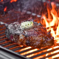 Char-Griller 7400 Flavor Pro 4-Burner Propane, Wood Gas Grill with Multi-Fuel Flavor Drawer in Silver