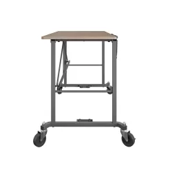 Cosco 66720DKG1E Smartfold Portable Folding Work Desk with MDF Work Top (Gray, 350 lbs.)