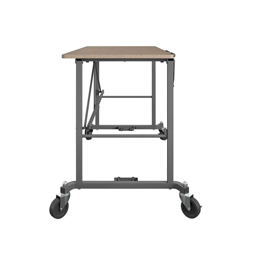 Cosco 66720DKG1E Smartfold Portable Folding Work Desk with MDF Work Top (Gray, 350 lbs.)