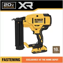 DEWALT DCN680D1 20V MAX XR Lithium-Ion 18-Gauge Cordless Brad Nailer Kit