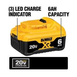 DEWALT DCS565BDCB246CK 20-Volt MAX Cordless Brushless 6-1/2 in. Circular Saw with (1) 20-Volt Battery 6.0Ah, (1) Battery 4.0Ah & Charger