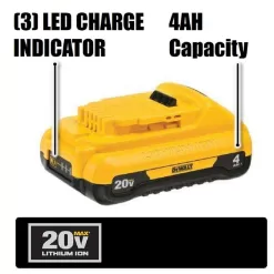 DEWALT DCS565BDCB246CK 20-Volt MAX Cordless Brushless 6-1/2 in. Circular Saw with (1) 20-Volt Battery 6.0Ah, (1) Battery 4.0Ah & Charger