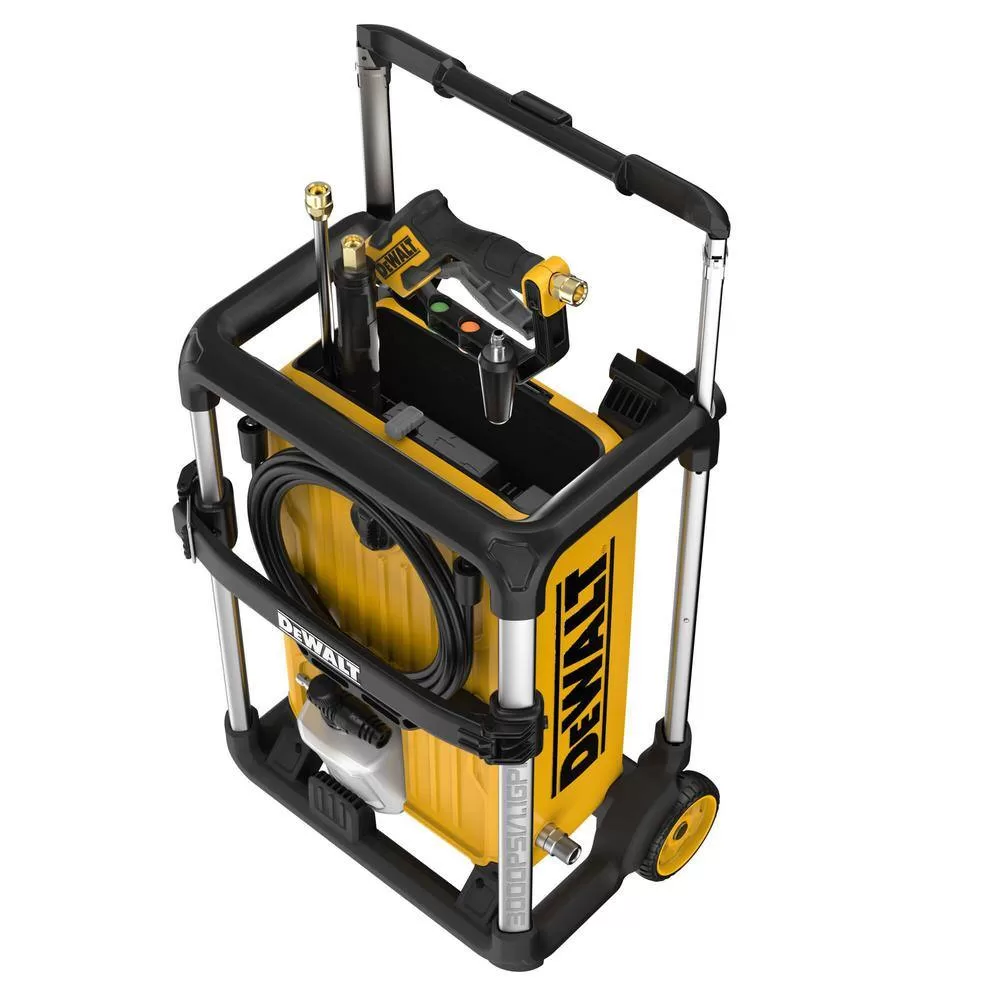 DEWALT DWPW3000 3000 PSI 1.1 GPM 15 Amp Cold Water Electric Pressure Washer with Internal Equipment Storage