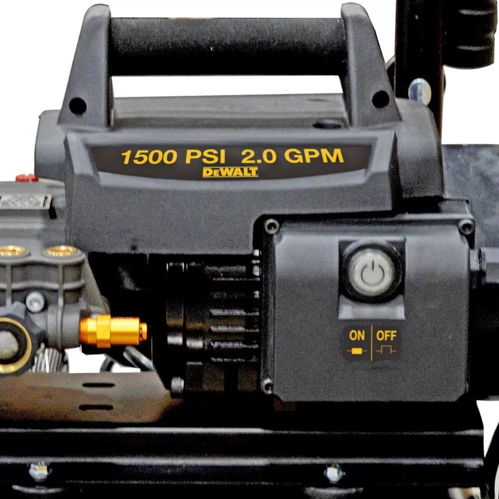 DEWALT DXPW1500E 1500 PSI 2.0 GPM Electric Cold Water Pressure Washer with AAA Triplex Pump