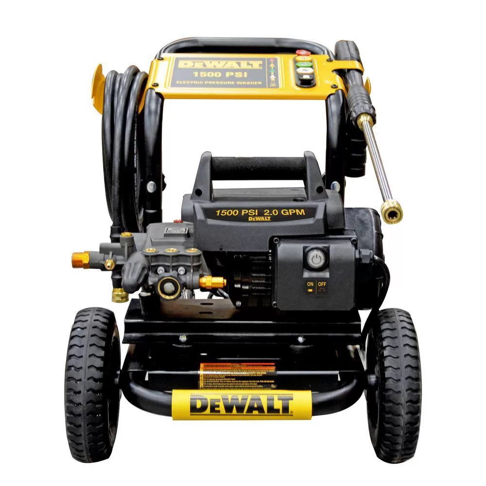 DEWALT DXPW1500E 1500 PSI 2.0 GPM Electric Cold Water Pressure Washer with AAA Triplex Pump