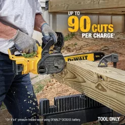 DEWALT 20V MAX 12 in. Brushless Battery Powered Chainsaw Kit & Pole Saw Kit with 5.0Ah and 4.0Ah Batteries & Charger