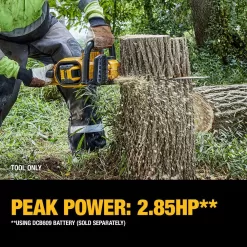 DEWALT FLEXVOLT 60V MAX 18 in. Brushless Cordless Battery Powered Chainsaw Kit with (1) FLEXVOLT 3 Ah Battery & Charger