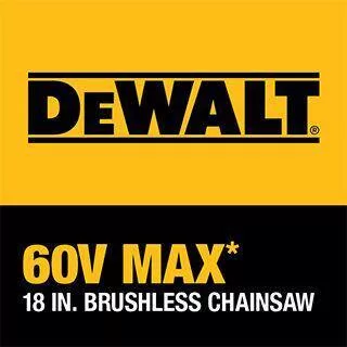 DEWALT FLEXVOLT 60V MAX 18 in. Brushless Cordless Battery Powered Chainsaw Kit with (1) FLEXVOLT 3 Ah Battery & Charger