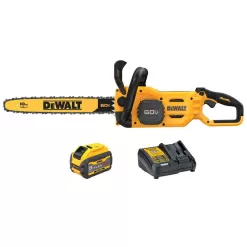 DEWALT FLEXVOLT 60V MAX 18 in. Brushless Cordless Battery Powered Chainsaw Kit with (1) FLEXVOLT 3 Ah Battery & Charger