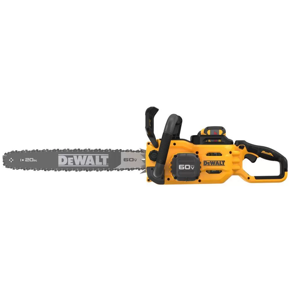 DEWALT 60V MAX 20in. Brushless Battery Powered Chainsaw Kit, (1) FLEXVOLT 5Ah Battery, Charger & 20in. Chain (68 Link)