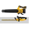DEWALT 20V MAX 125 MPH 450 CFM Brushless Cordless Battery Powered Handheld Leaf Blower Kit & Cordless Hedge Trimmer (Tool Only)