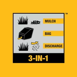 DEWALT 20V MAX 21 in. Brushless Cordless Battery Powered Self Propelled Lawn Mower Kit with (2) 10 Ah Batteries & Chargers