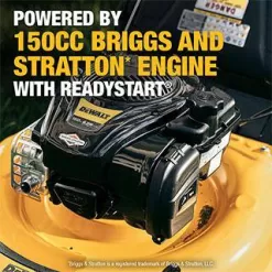DEWALT 12A-O1T9739 21 in. 150cc Briggs and Stratton 625ex Engine Rear Wheel Drive 2-in-1 Gas Self Propelled Walk Behind Lawn Mower