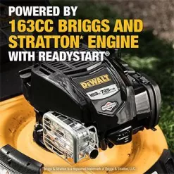 DEWALT 12AVP2R3739 21 in. 163cc Briggs and Stratton 725Exi Engine Rear Wheel Drive 3-in-1 Gas Self Propelled Walk Behind Lawn Mower
