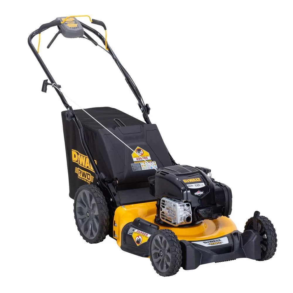 DEWALT 12AVP2R3739 21 in. 163cc Briggs and Stratton 725Exi Engine Rear Wheel Drive 3-in-1 Gas Self Propelled Walk Behind Lawn Mower