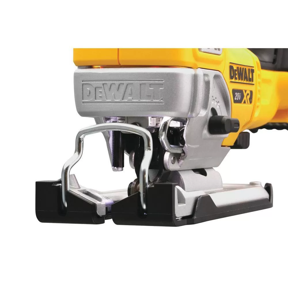 DEWALT DCS334BWCB205-2 20V MAX XR Lithium-Ion Cordless Brushless Jigsaw with (2) 20V MAX XR Premium Lithium-Ion 5.0 Ah Battery Packs