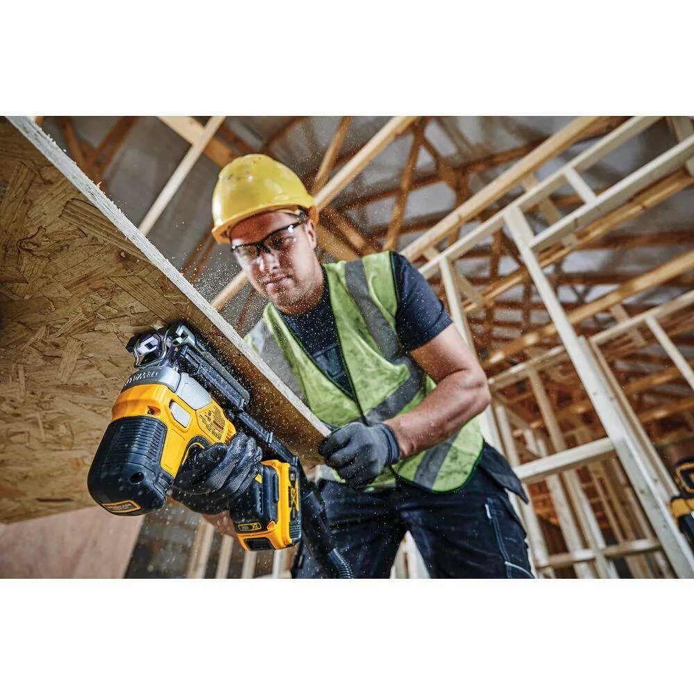 DEWALT DCS335BWCB205-2 20V MAX XR Lithium-Ion Cordless Barrel Grip Jigsaw with (2) 20V MAX XR Premium Lithium-Ion 5.0Ah Battery Packs