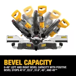 DEWALT DCS781B 60V Lithium-Ion 12 in. Cordless Sliding Miter Saw (Tool Only)
