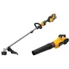 DEWALT DCKO266X1 FLEXVOLT 60V MAX Cordless Battery Powered String Trimmer & Blower Combo Kit