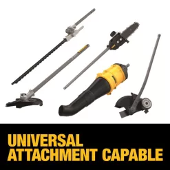 DEWALT DCST972X1WAS5BC 60V MAX Brushless Cordless Battery Powered Attachment Capable String Trimmer Kit & Brush Cutter Attachment